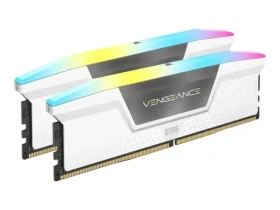 Corsair Vengeance RGB 64GB (2x32) DDR5 6400MHz biela / C32 / DIMM / XMP 3.0 (CMH64GX5M2B6400C32W)