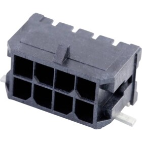 Molex vstavaná pinová lišta (štandardná) Počet pólov 8 Raster (rozteč): 3 mm 430450810 1 ks Tape on Full reel; 430450810