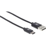 Manhattan USB kábel USB 2.0 USB-A zástrčka, USB-C ® zástrčka 2.00 m čierna 354929; 354929