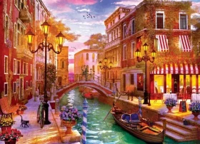 EUROGRAPHICS Puzzle Západ slnka NAD Benátkami