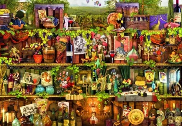 BlueBird Puzzle Police s vínom