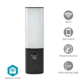 Nedis WIFICOL10CBK / Chytrá vonkajšia kamera / Wi-Fi / SmartLife / Full HD 1080p / IP65 / microSD (WIFICOL10CBK)
