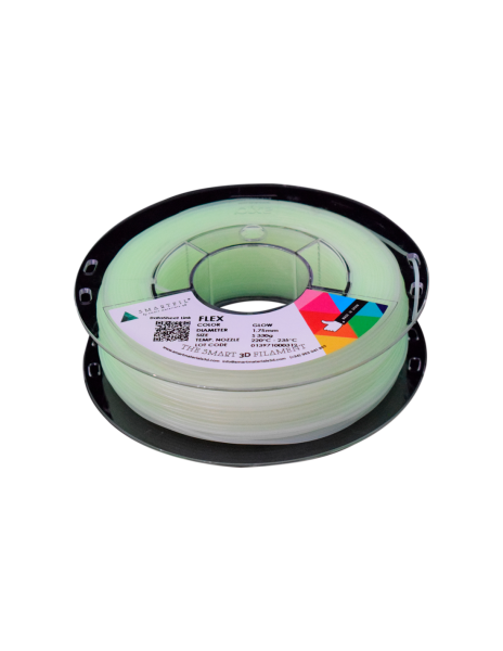 FLEX filament GLOW svietiaci v tme 1,75 mm Smartfil Cívka: 0,75 kg