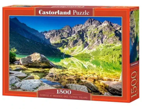 Castorland 152216 Východ slnka pri jazere Morskie Oko