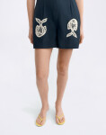 Thinking MU Navy Fish Patch Roberta Jumpsuit BLUE S