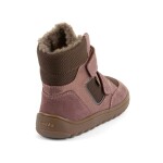 Dievčenské zimné barefoot topánky UP HILL WOOL Dark Pink Froddo G3160262-10 - 24