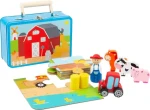 Small Foot Puzzle s postavičkami v kufríku Farma