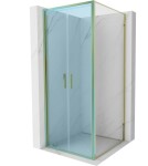 MEXEN - Bočná stena pre Exo 90x200 6mm zlato, transparent 810-090-000-50-00