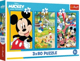 Trefl Puzzle Tím Mickey Mouse