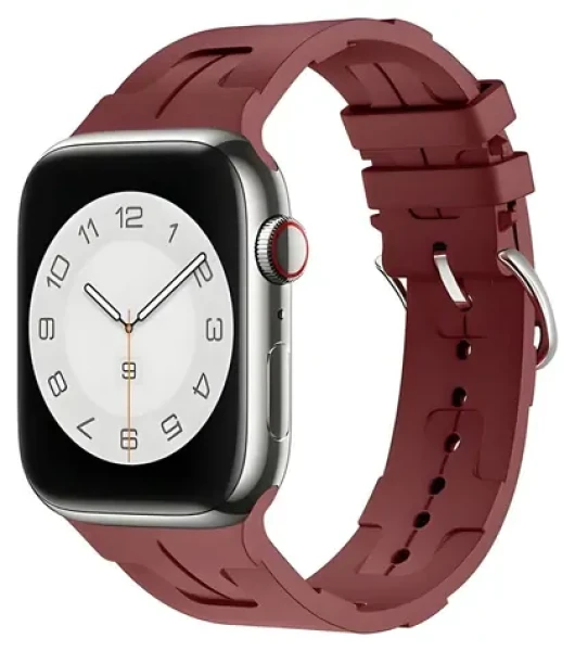 Beline Silicone Ultra bordová / Remienok / Silikónový / Pre Apple Watch 38/40/41 mm