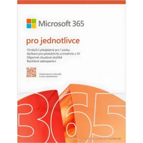 Microsoft 365 Personal Mac/Win 1 rok CZ / Predplatné / 1 užívateľ / 1 TB OneDrive / Elektronická licencia (EP2-32429)