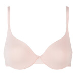 Dámska hladká vystužená podprsenka DIM INVISIFREE PADDED BRA - DIM - svetlo ružová 70 A
