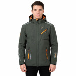Geographical Norway Softshellová bunda Royaute DB 068 M WY8027H/GN/Dark Grey/Orange 2XL