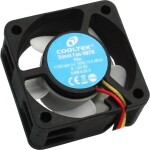 Cooltek Silent Fan 40x20 / 40 mm / Sleeve / 13.5 dB @ 4000 RPM / 11.5 m3h / 3-pin (CT4020BW)