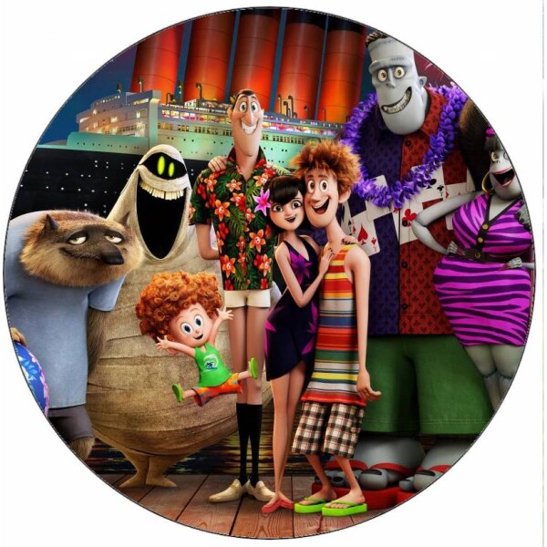 Jedlý papier Hotel Transylvania výletná loď 19,5 cm - Pictu Hap - Pictu Hap