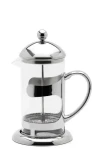 WEIS Kafetéria french press / 600 ml / borosilikátové sklo / nerezová oceľ (18343)
