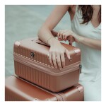 Kufrík na kozmetiku Heys Luxe Beauty Case Gunmetal
