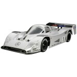 Tamiya Mercedes-Benz C11 1990 strieborná 1:10 RC model auta elektrický pretekárske auto zadný 2WD (4x2) BS; 47484