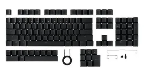 Asus ROG PBT Keycap Set čierna / Sada náhradných klávesov / PBT double-shot / MX-compatible / 124 ks (90MP0280-BAUA00)