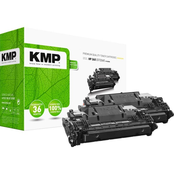 KMP H-T245XD toner Dual náhradný HP HP 26X (CF226X) čierna 12000 Seiten kompatibilná náplň do tlačiarne; 2539,3021