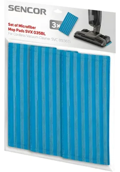 Sencor SVX 035BL / Mopovacia sada / SVC 8936, SVC 0625, SVC 0675BK-EUE2 / mikrovlákno (8590669287109)