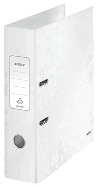 Leitz 180° WOW Polaminovaný pákový zoraďovač A4 80mm perleťová biela / až 600 listov A4 (10050001)
