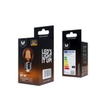 Forever LED žiarovka E27 G45 4W / Pätica E27 / 2200K / 4W / 400 lm / 15000h / Farba svetla Teplá Biela (RTV0100004)