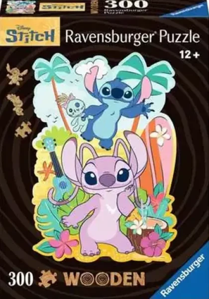 Ravensburger Drevené puzzle Disney: Stitch