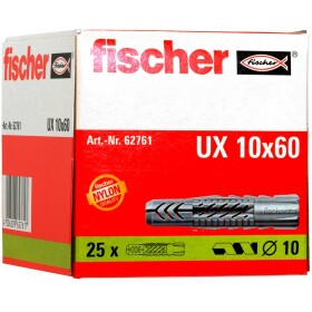 Fischer UX 10 x 60 univerzálna hmoždinka 60 mm 10 mm 62761 25 ks; 62761