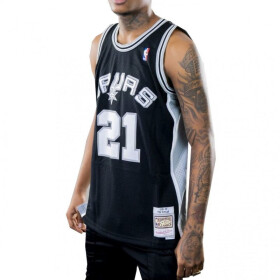 Mitchell Ness Pánske tričko NBA San Antonio Spurs Tim Duncan SMJYGS18208-SASBLCK98TDU