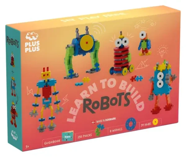 PLUS- PLUS Stavebnica Nauč sa stavať Roboti