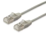 Equip SlimFlex béžová / Patch kábel / Cat6a / F/FTP / 0,15 m (606172)