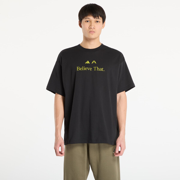 Tričko adidas x Anthony Edwards Tee Black/ Preloved Lime S