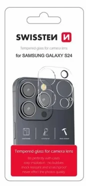 Swissten Ochranné sklo šošoviek fotoaparátu pre Samsung Galaxy S24 (94500207)