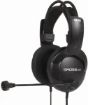 KOSS SB40 čierna / Slúchadlá s mikrofónom / 2.7m / 3.5mm jack (SB/40)