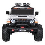 Mamido Elektrické autíčko Extreme Sport 4x4 s premenlivou veľkosťou bielej