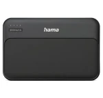 HAMA Pocket 5 čierna / Powerbanka / 5000 mAh / 2x USB-A / 5V / 2.1A