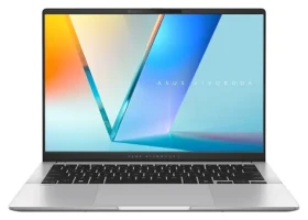 Asus Vivobook S14 strieborná / Notebook / 14" WUXGA OLED / Intel Core Ultra 5 226V 2.1GHz / 16GB / 512GB SSD (S5406SAL-OLED312WZ)