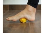 Rehabiq Masážna loptička ježko, 6 cm, žltá