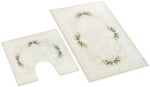 Kúpeľňová sada - 3D tlač 60x100+60x50 850/047 ružičky