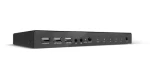 Lindy 4 Port KVM Switch čierna / KVM prepínač / 4X HDMI / 4K 60Hz / USB 2.0 / Audio (32810)