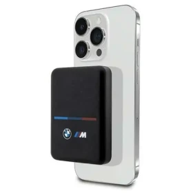 BMW M Collection MagSafe powerbanka čierna / Powerbanka / 3000 mAh / 15 W / MagSafe nabíjanie