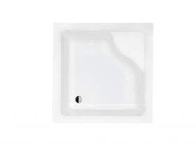 BESCO - Štvorcová sprchová vanička IGOR - Nožičky k vani - Bez nožičiek, Rozmer A - 90, Rozmer B - 90 VANKIGOR90