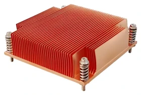 Inter-tech K-129 1U / Chladič CPU / Pasívny / Medený / LGA 1150/1151/1155/1156/1200 (88885120)