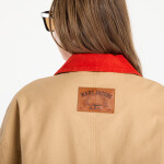 Bunda A.P.C. x Marc Jacobs UNISEX Lined Jacket W Contrast Collar Brown S