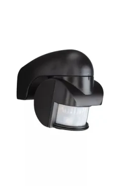 Philips Virginia čierna / Vonkajšie nástenné svietidlo s pohybovým čidlom / IP44 (SKL000384032)