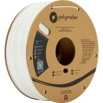 Polymaker PE01002 PolyLite vlákno pre 3D tlačiarne ABS plast Bez zápachu 1.75 mm 1000 g biela 1 ks; PE01002