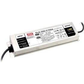 MEAN WELL ELG-200-48-3Y LED driver konštantné napätie, konštantný prúd 199.68 W 4.16 A 48 V/DC montáž na nehorľavom povrchu, schválenie nábytku, outdoorový,; ELG-200-48-3Y