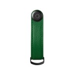 Kľúčenka Orbitkey Pebbled Leather Key Organiser Emerald