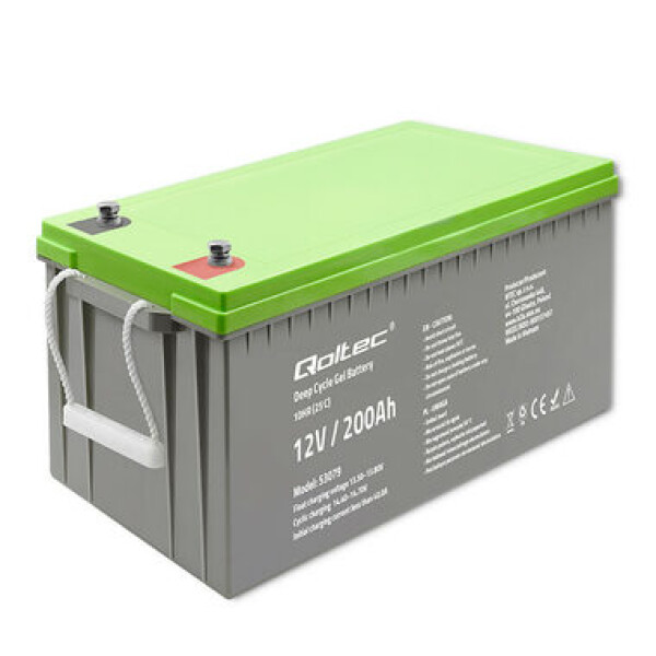 Qoltec Deep Cycle Gél Battery 53079 / Akumulátor / 12V / 200Ah (53079)